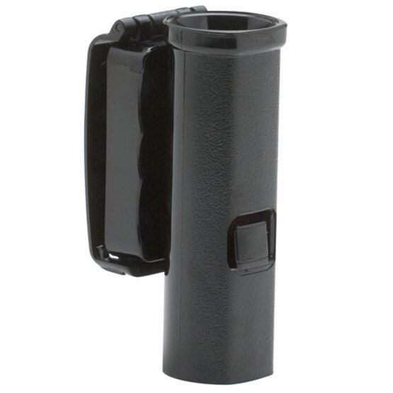 Monadnock 3006 Front Draw 360 Swivel Clip-On Baton Holder Fits MX / SX Series and has a plain black finish
